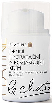 Щоденний зволожувальний та освітлювальний крем для обличчя - Le Chaton Platine D Hydrating And Brightening Day Cream — фото N1
