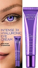 Крем для шкіри навколо очей з гіалуроновою кислотою - Christian Breton Eye Priority Intense 3x Hyaluronic Eye Cream — фото N2