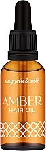 Духи, Парфюмерия, косметика Янтарное масло для волос - Nuggela & Sule Amber Hair Oil