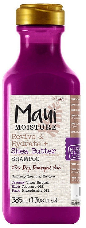 Шампунь для сухого і пошкодженого волосся "Масло ши" - Maui Moisture Revive & Hydrate Shea Butter Shampoo — фото N1
