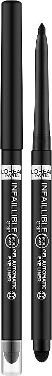 Водостойкий автоматический гелевый карандаш для контуров век - L'Oreal Paris Infaillible Grip Gel Automatic Eye Liner