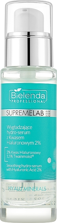 Розгладжувальна гідросироватка з гіалуроновою кислотою 2% - Bielenda Professional SupremeLab Hyalu Minerals Smoothing Hydro-Serum With Hyaluronic Acid 2% — фото N1