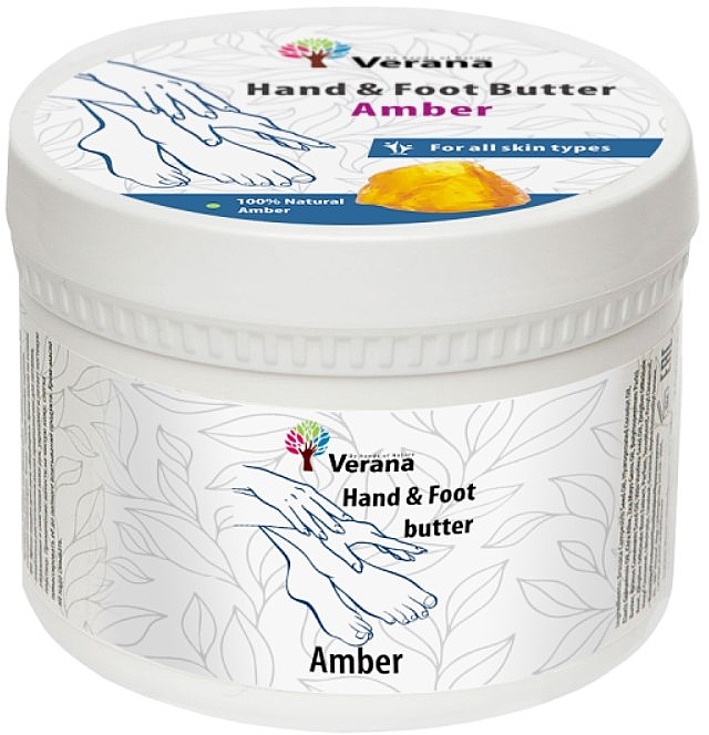Масло для рук и ног "Янтарь" - Verana Hand & Foot Butter Amber — фото N1