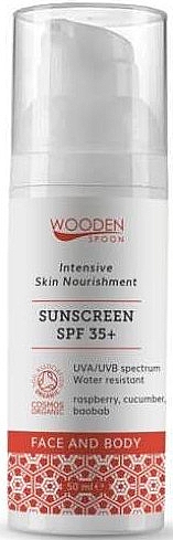 Солнцезащитный крем - Wooden Spoon Sunscreen SPF35+ — фото N1