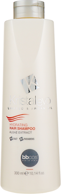 Шампунь для волос, увлажняющий - Bbcos Kristal Evo Hydrating Hair Shampoo