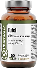 Пищевая добавка "Tulsi 2%", 60шт - Pharmovit Clean Label — фото N1