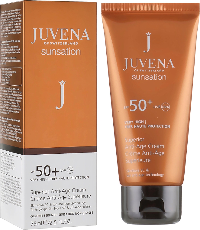 Солнцезащитный антивозрастной крем SPF 50 - Juvena Sunsation Superior Anti-Age Cream SPF 50