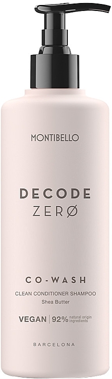 Шампунь-кондиціонер для волосся - Montibello Decode Zero Co-Wash Clean Conditioner Shampoo — фото N1