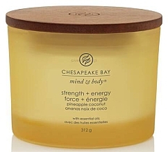 Парфумерія, косметика Ароматична свічка "Strength & Energy" з 3 ґнотами - Chesapeake Bay Candle