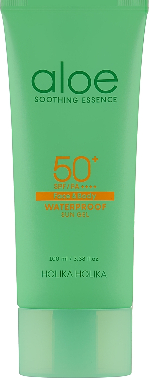 Солнцезащитный гель-эссенция с алоэ - Holika Holika Aloe Soothing Essence Waterproof Sun Gel SPF50+