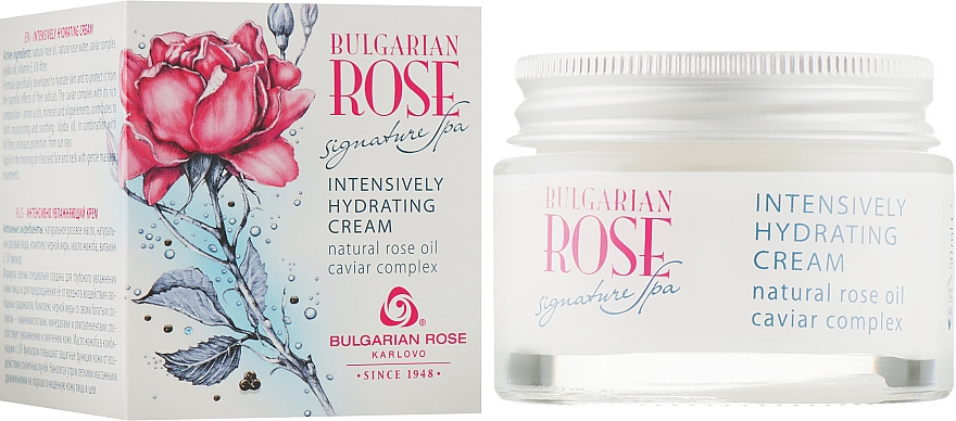 Интенсивно увлажняющий крем - Bulgarian Rose Signature Spa Intensively Hydrating Cream  — фото N1