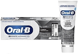 Зубная паста с углем - Oral-B 3D White Advanced Luxe Charcoal Toothpaste — фото N1