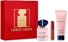 Парфумерія, косметика Giorgio Armani My Way - Набір (edp/50ml + b/lot/75ml + lip/stick/1.5ml)