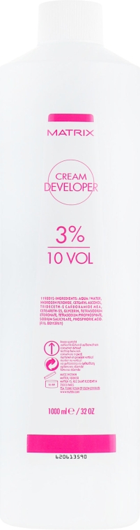 Крем-оксидант - Matrix Cream Developer 10 Vol. 3 % 