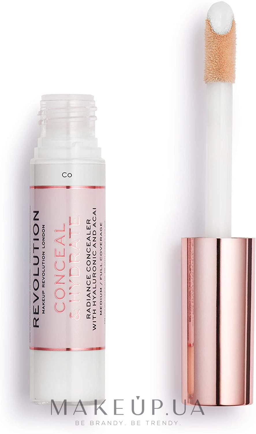 Консилер - Makeup Revolution Conceal & Hydrate Concealer — фото C0