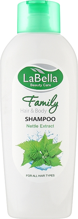 Шампунь для волосся та тіла - La Bella Family Shampoo Nettle Extract — фото N1