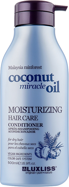 Зволожувальний кондиціонер для волосся - Luxliss Moisturizing Hair Care Conditioner — фото N3