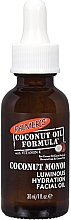 Парфумерія, косметика Олія для обличчя "Зволожувальна" - Palmer's Coconut Oil Formula Coconut Monoi Luminous Hydration Facial Oil