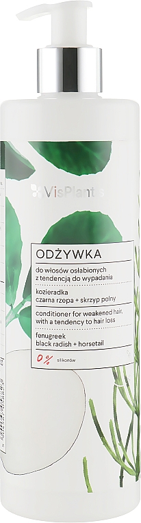Кондиціонер для пошкодженого волосся - Vis Plantis Herbal Vital Care Conditioner Fenugreek Horsetail+Black Radish — фото N2