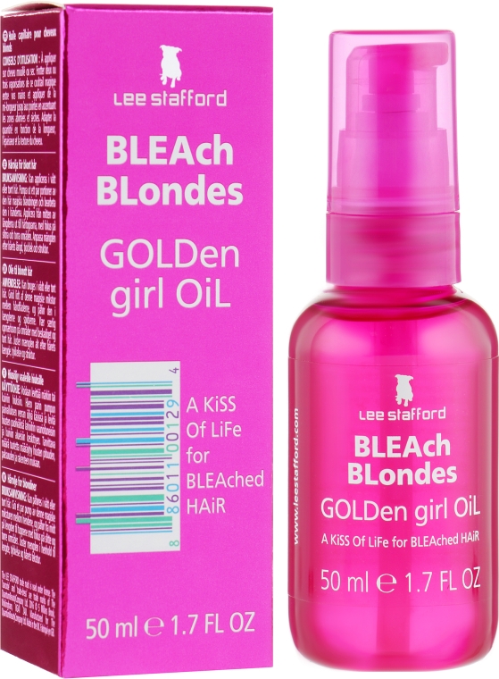 Живильна олія для освітленого волосся - Lee Stafford Bleach Blondes Golden Girl Oil