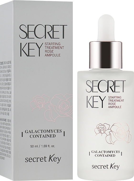 Сироватка для обличчя, з екстрактом троянди - Secret key Starting Treatment Rose Ampoule — фото N1