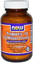 Пробиотик-10, 50 миллиардов, порошок - Now Foods Probiotic-10, 50 Billion Powder — фото N2