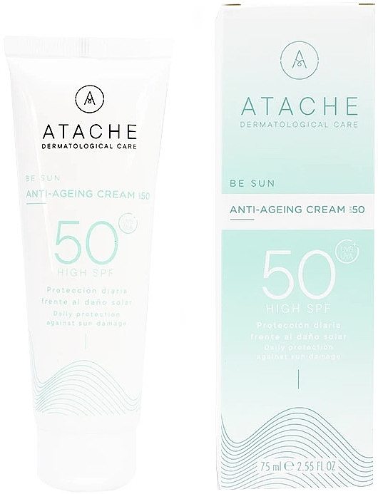 Сонцезахисний антивіковий крем для обличчя - Atache Be Sun Anti-Ageing Cream Spf 50 — фото N1