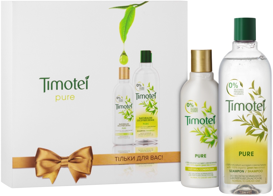 Набор "Мягкий уход" - Timotei Pure (shm/400ml + balm/200ml)