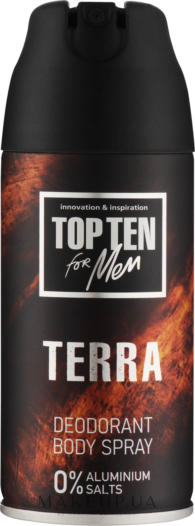Чоловічий дезодорант-спрей "Terra" - Top Ten For Men Deodorant Body Spray — фото 150ml