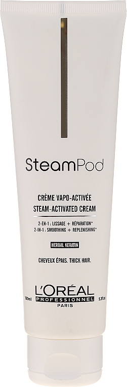 Разглаживающий крем для поврежденных волос - L'Oreal Professionnel Steampod Stem Activated Cream