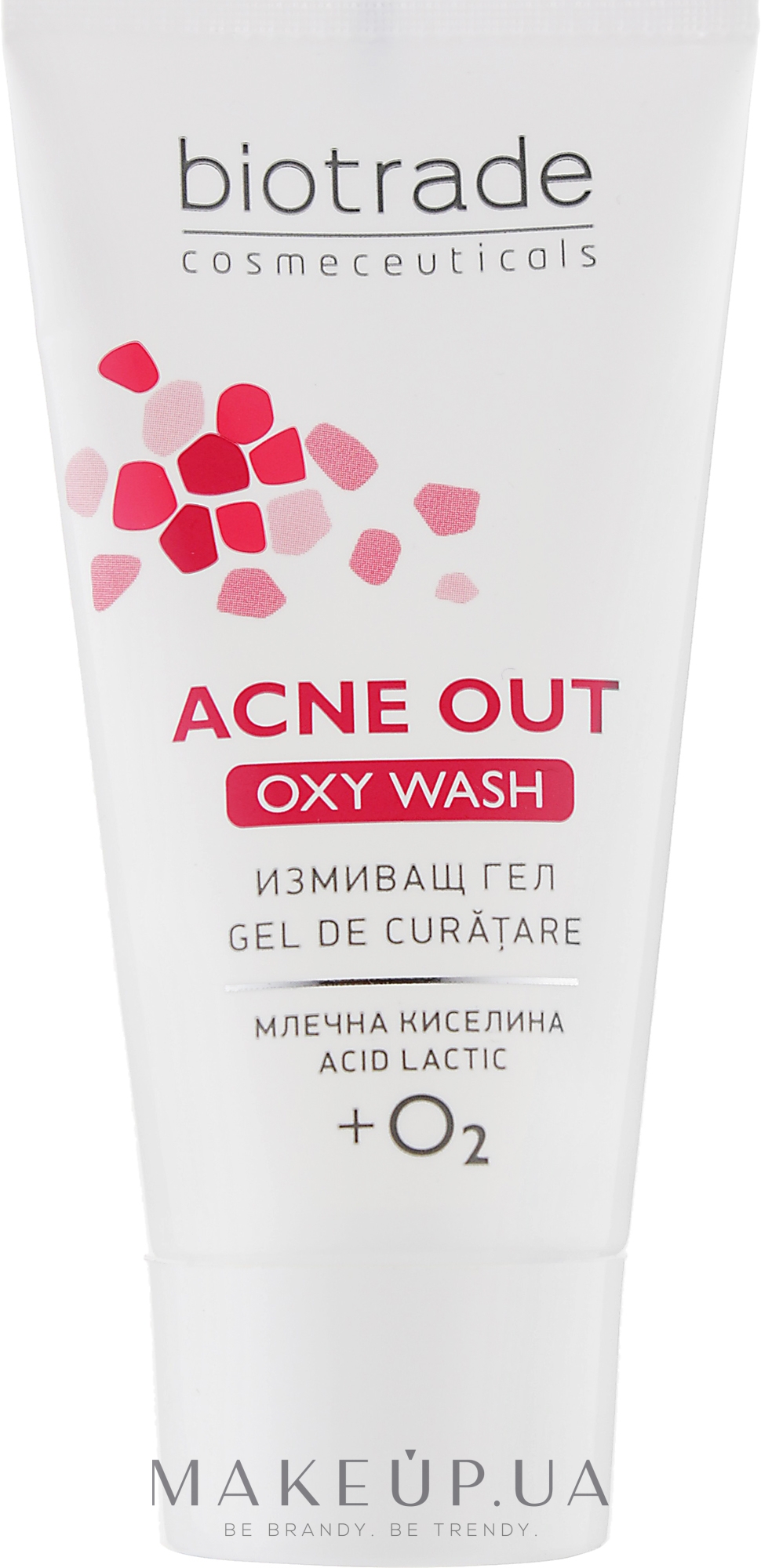 Гель "Кислородное умывание" для жирной и проблемной кожи - Biotrade Acne Out Oxy Wash Cleansing Gel For Face (мини) — фото 50ml
