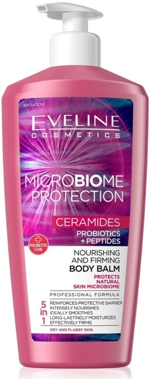 Живильний зміцнювальний бальзам для тіла - Eveline Cosmetics  Microbiome Protection Nourishing And Firming Body Balm — фото N1
