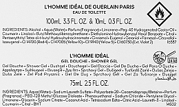 Guerlain L’Homme Ideal - Набор (edt/100ml + edt/10ml + sh/gel/75ml) — фото N3