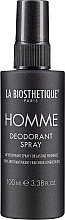 Духи, Парфюмерия, косметика Освежающий дезодорант-спрей длительного действия - La Biosthetique Homme Deodorant Spray