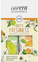 Парфумерія, косметика Набір - Lavera Fruity Freshness Gift Set (body/wash/2x200ml)