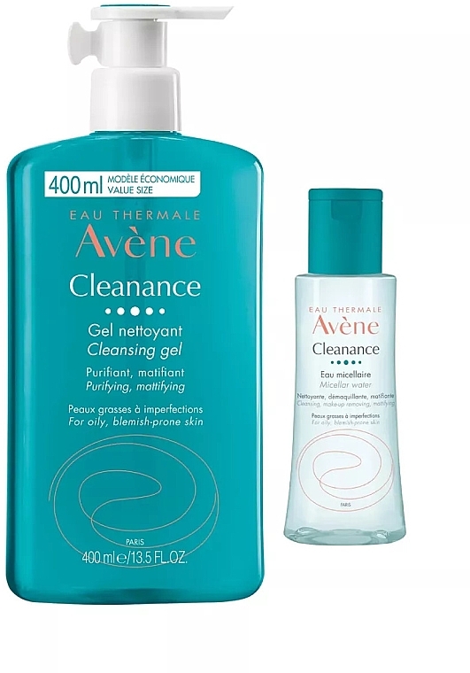 Набор - Avene Cleanance (f/gel/400ml + micellar/water/100ml) — фото N1