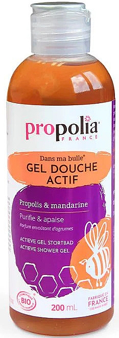 Гель для душа - Propolia Propolis & Mandarin Active Shower Gel — фото N3