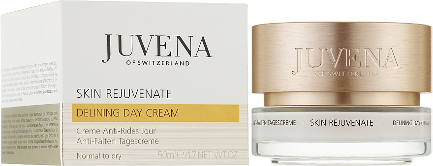 Розгладжувальний денний крем для нормальногї і сухої шкіри - Juvena Rejuvenate Delining Day Cream Normal To Dry — фото N2