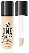 W7 One Swipe 2 in 1 Foundation And Concealer - W7 One Swipe 2 in 1 Foundation And Concealer — фото N1