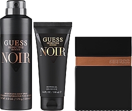 Guess Seductive Homme Noir - Набор (edt/100ml + sh/gel/100ml + deo/226ml + pouch/1pc) — фото N2