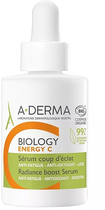 Сироватка для обличчя - A-Derma Biology Energy C Radiance Serum — фото N1