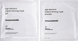 Набор - Mesoestetic Age Element Firming (mask gel/5x25g + mask powder/5x110ml) — фото N2
