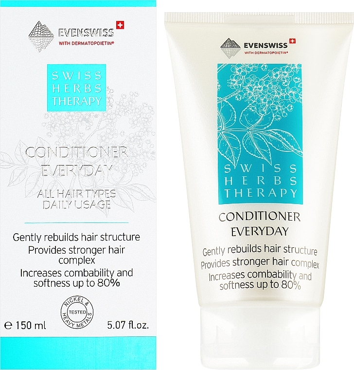 Кондиционер для ежедневного использования - Evenswiss Shampoo Everyday Swiss Herbs Therapy — фото N2