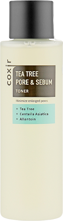 Тонер для обличчя - Coxir Tea Tree Pore Sebum Toner — фото N1