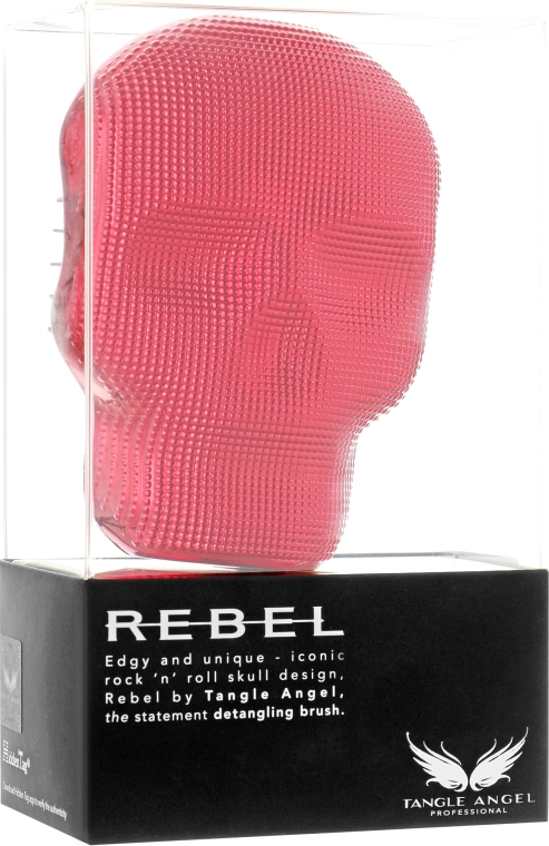 Гребінець для волосся - Tangle Angel Rebel Brush Red Chrome