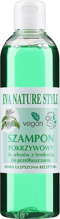 Шампунь з екстрактом кропиви - Eva Natura Nature Style Nettle Shampoo — фото N1