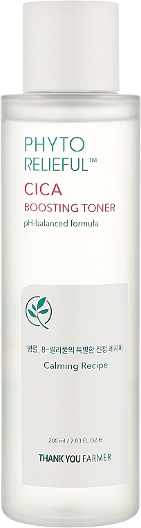 Заспокійливий тонер - Thank You Farmer Phyto Relieful Cica Boosting Toner — фото N1