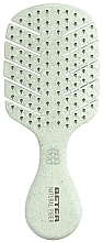 Парфумерія, косметика Мініщітка для розплутування волосся, зелена - Beter Natural Fiber Mini Detangling Brush