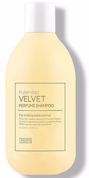 Очищающий парфюмерный шампунь с ароматом бархата - Tenzero Purifying Velvet Perfume Shampoo — фото N1