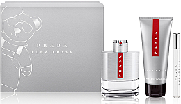 Духи, Парфюмерия, косметика Prada Luna Rossa - Набор (edt/100ml + sh/gel /100ml + edt/mini/10ml)